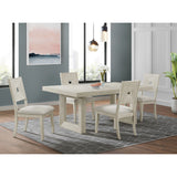 Avalanche Dining Set in Antique White