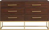 Maxine Cherry / Gold Dresser