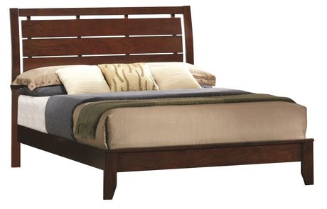 Crown Mark Furniture Evan Queen Bed in Warm Brown image