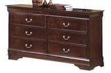 Crown Mark Furniture Louis Philip Dresser in Dark Cherry image