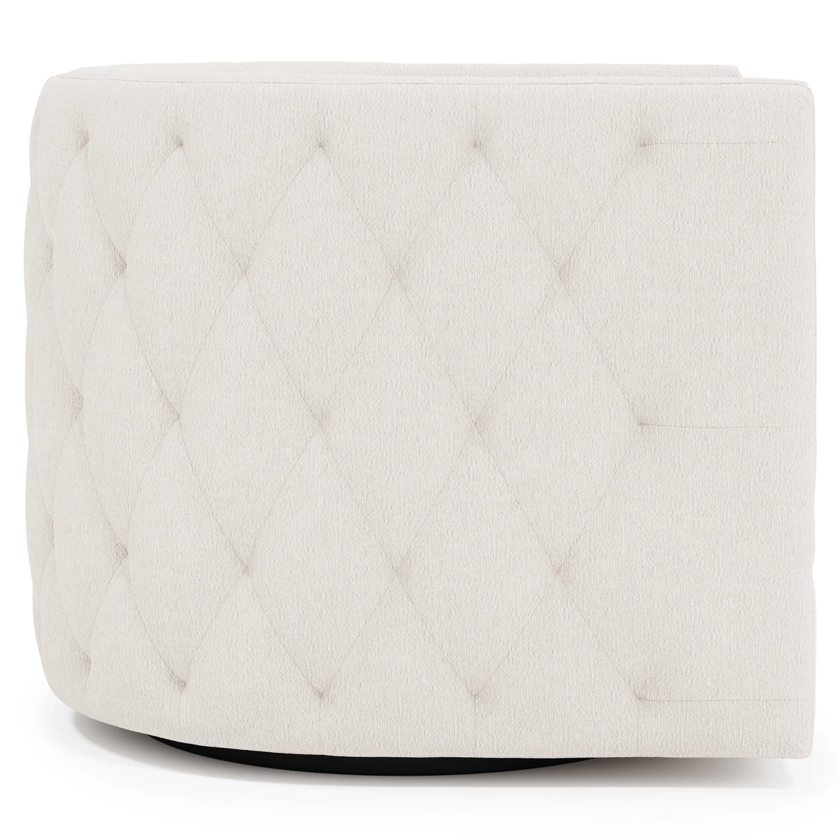 Palazzo Fabric Swivel Chair Without Nails