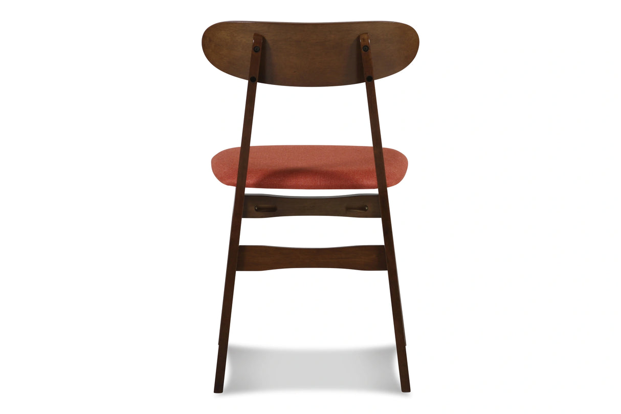 Morocco Dining Chair W/Orange Seat Cushion (2 Per Carton)