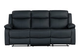 U6026 Pu 72A Reclining Sofa with LED