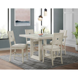 Avalanche Dining Set in Antique White