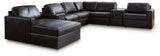 Modmax II Sectional with Chaise and Audio Consoles - galleria furniture outlet