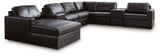 Modmax II Sectional with Chaise and Storage Consoles - galleria furniture outlet
