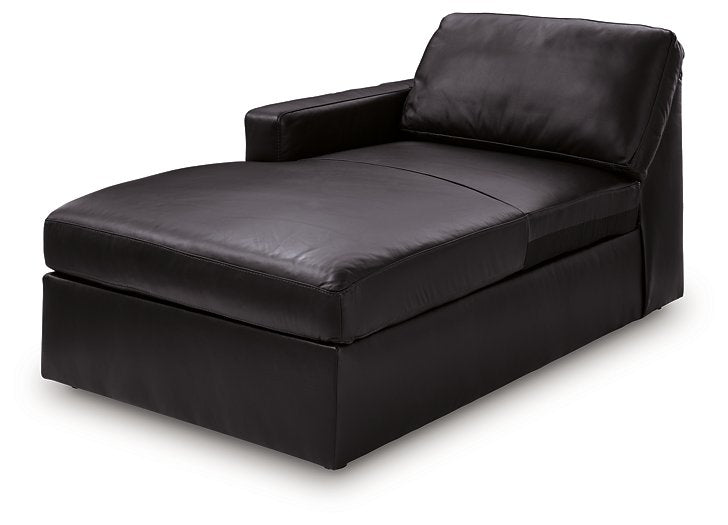 Modmax II Sectional with Chaise and Storage Consoles - galleria furniture outlet