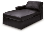 Modmax II Sectional with Chaise and Storage Consoles - galleria furniture outlet