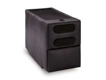 Modmax II Sectional Loveseat with Audio Console - galleria furniture outlet