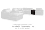 Modmax II Sectional with Chaise and Audio Consoles - galleria furniture outlet