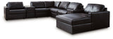 Modmax II Sectional with Chaise and Audio Consoles - galleria furniture outlet
