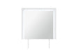 Naomi Silver Marble Mirror with LED