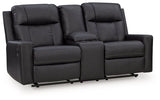 Mackmenville Reclining Loveseat with Console