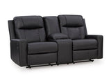 Mackmenville Reclining Loveseat with Console