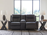 Mackmenville Reclining Loveseat with Console