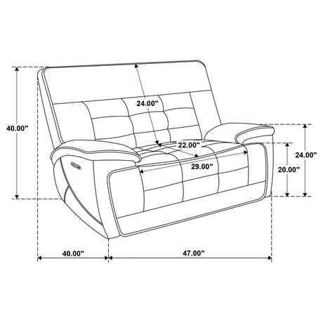 Hewitt Power Recliner - galleria furniture outlet