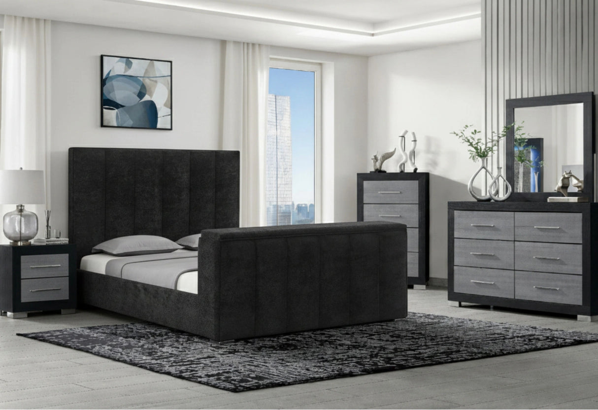 Serenity/Emma Onyx King Bed Group
