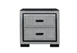Isabella Grey Nightstand with LED