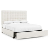 Avery Fabric Storage Panel Bed King (66" H)