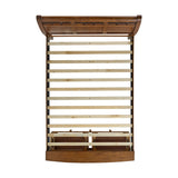 Gage Sleigh Storage Bedroom Set in Chestnut