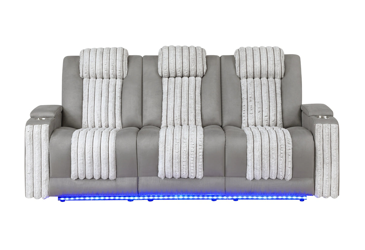 U8000 Pwr Rec Sofa with PHR, Ddt, Reading and LED