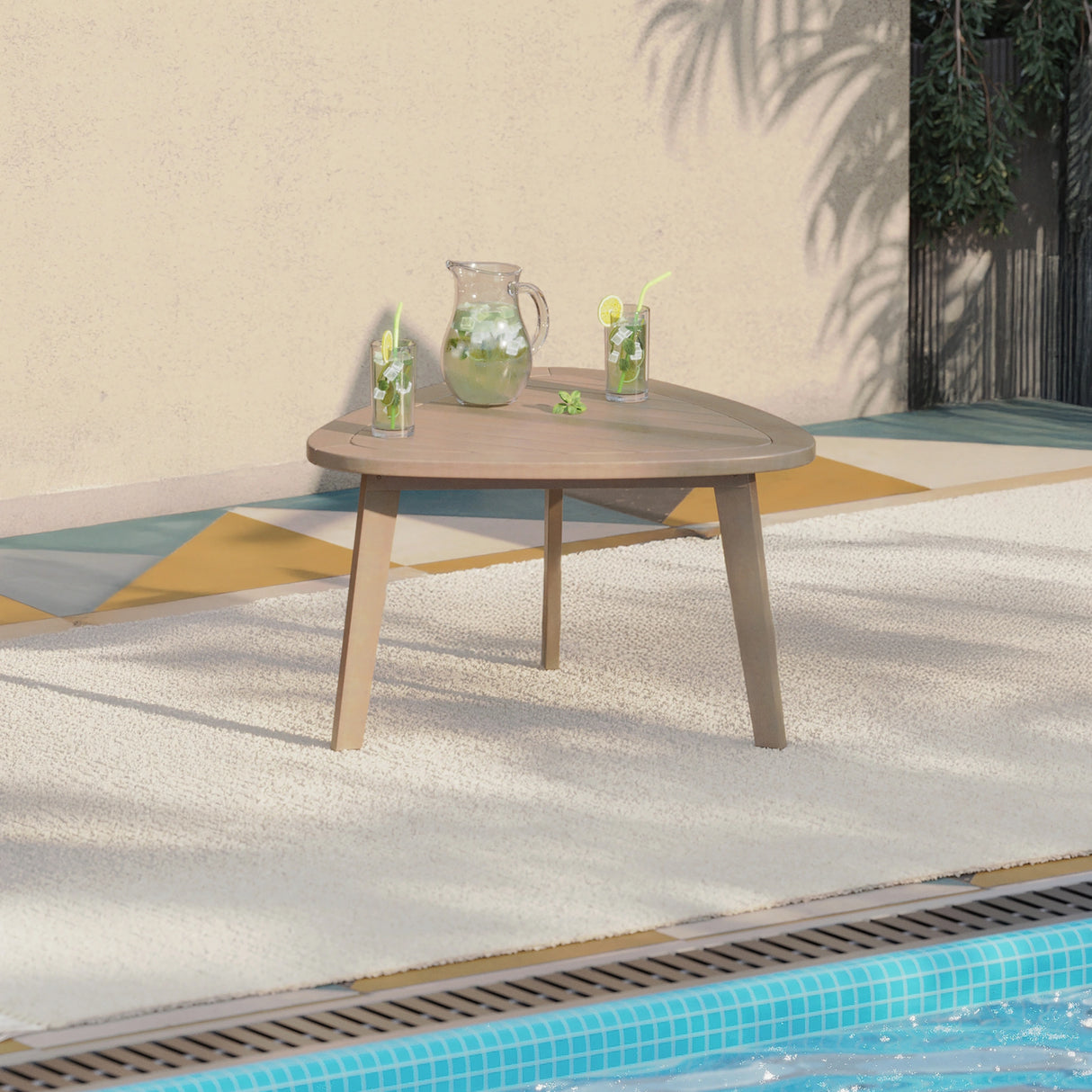 Radius Patio End Table