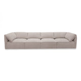 Gene - Modern Light Grey Fabric Modular Sectional Sofa