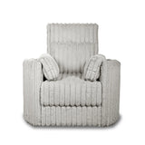 Embrace Swivel Accent Chair-Gray