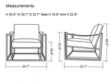 Modrest Larson Modern Lounge Chair