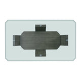 Dapper Grey Rectangular Dining Table