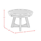 Prince Round Game Table