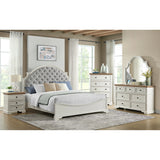 Eastwood Youth 7-Drawer Dresser in Brown and Off-White