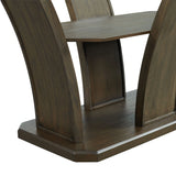 Dapper 5PC Rectangular Standard Height Dining Set in Walnut-Table & Four Chairs