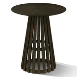 Weiss - Mid-Century Modern Wenge Round Bar Table