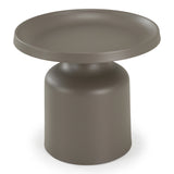 Lanuza - Outdoor Taupe End Table