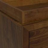 Malia Dresser and Topper in Walnut