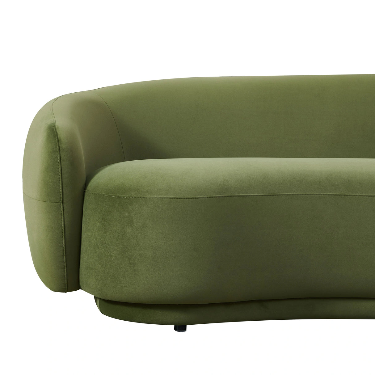 Andrew - Modern Green Fabric Sofa