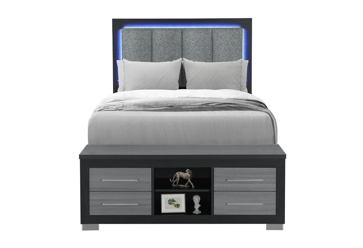 Emma Bed with LED and USB