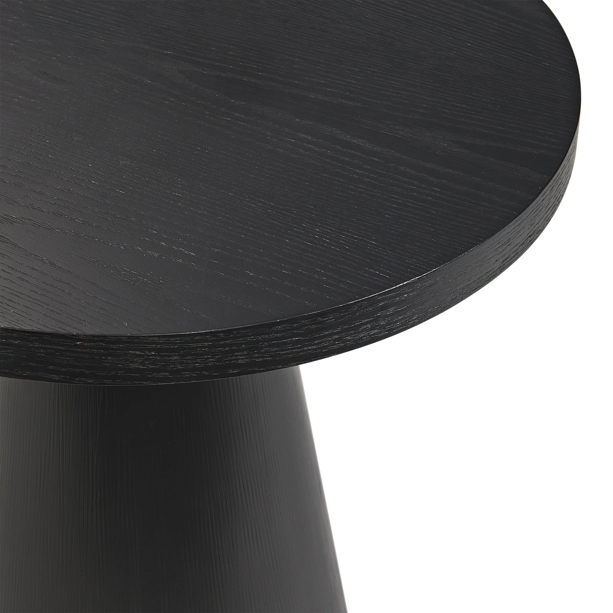 Portland Round Coffee Table in Black