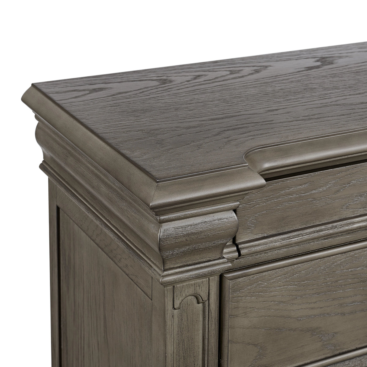 Kings Court 3-Drawer Nightstand (Sliding Top)