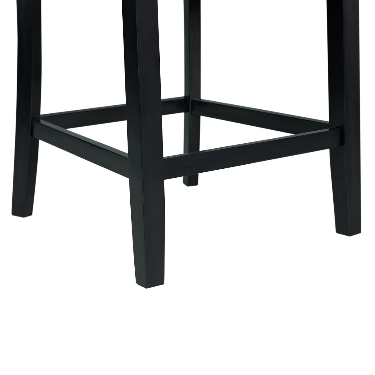 Francesca White Marble Square 5PC Counter Height Dining Set-Table & Four Grey Velvet Chairs