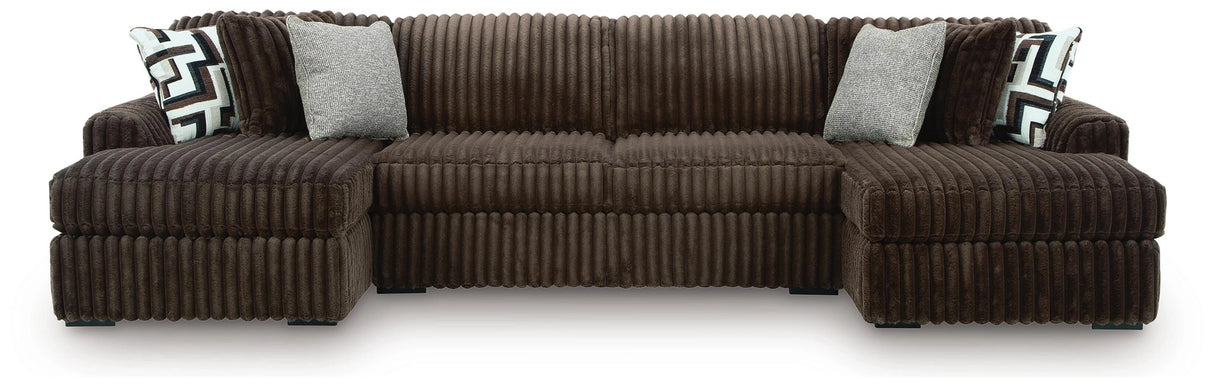 Midnight-Madness Sectional with Chaise
