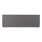 Tyree - Modern Tufted Grey Fabric Bed