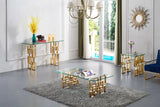 Pierre Gold Console Table