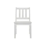 Travis Youth 5PC Dining Set with Table and 4 Chairs in White