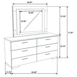 Felicity Dresser with LED Mirror