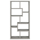 Theo 10-shelf Bookcase Weathered Grey