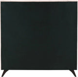 Elly Pink Velvet Queen Bed