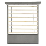 Hacienda Queen Storage Bed W/Tacoma Grey CM 003 (3A Packing)