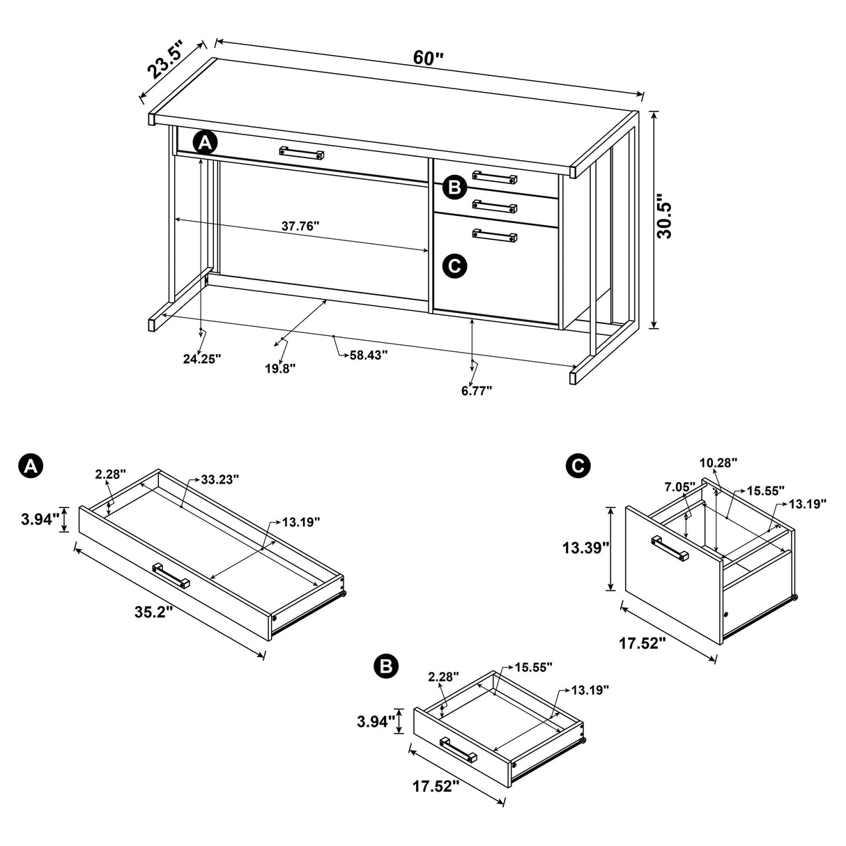 Loomis Computer Desk